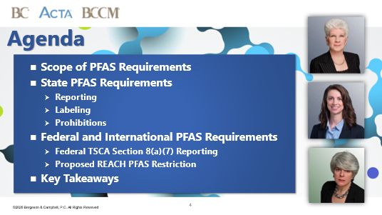 B&C’s Lexology Masterclass “PFAS in consumer products: a multi-state compliance guide” Webinar Now Available On-Demand
